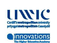 UWIC University logo and 'Innovations' Academy logo